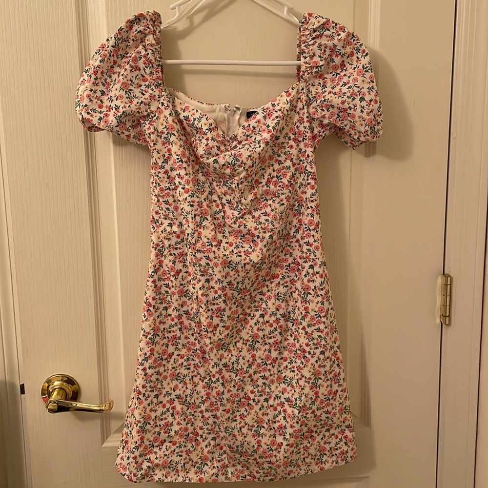 6/$19🦋 pink floral mini dress